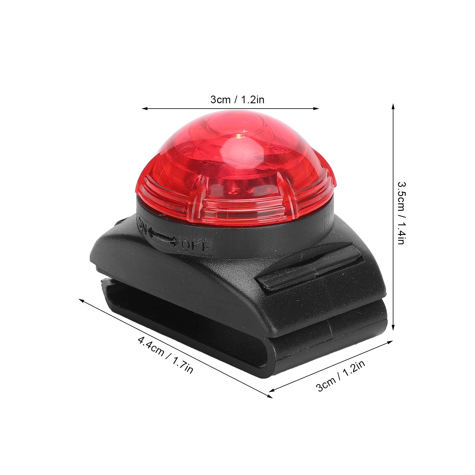 Pssopp Wisiorek LED zapobiegający utracie światła dla zwierząt wodoodporny wisiorek LED lampka nocna dla zwierząt domowych lampa bezpieczeństwa dla psów obroże z klipsem dla psa