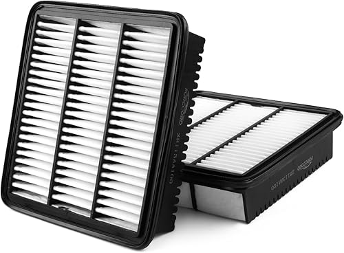Miniatura 7 de Forccord Paquete de 2 filtros de aire de motor para Hyundai Venue 2023-20, repuesto 28113K2100, accesorios de automóvil