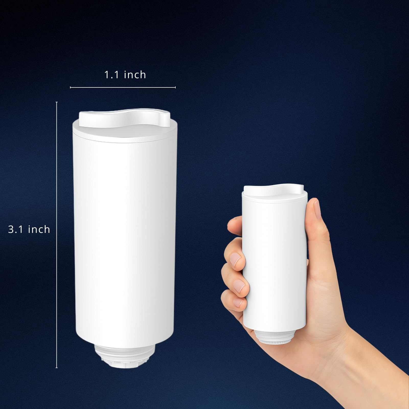 Nispira Filtro di ricambio per caraffa d'acqua AWP231 per Philips AWP2980, compatibile con caraffa filtrante istantanea Philips, confezione da 4