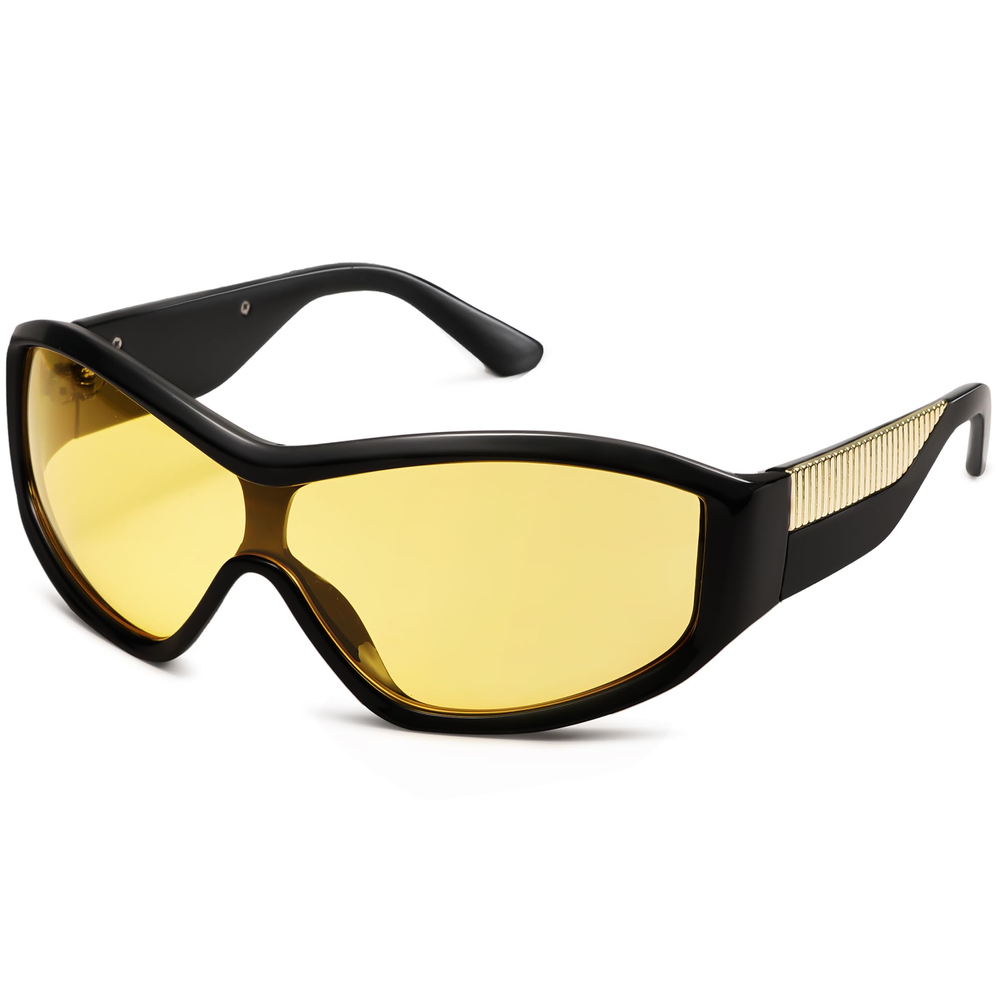 SOJOS Trendy Oversized Wrap Around Sunglasses for Women Men Fashion Y2K Sunnies SJ2248