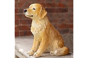Golden Retriever Garden Statue