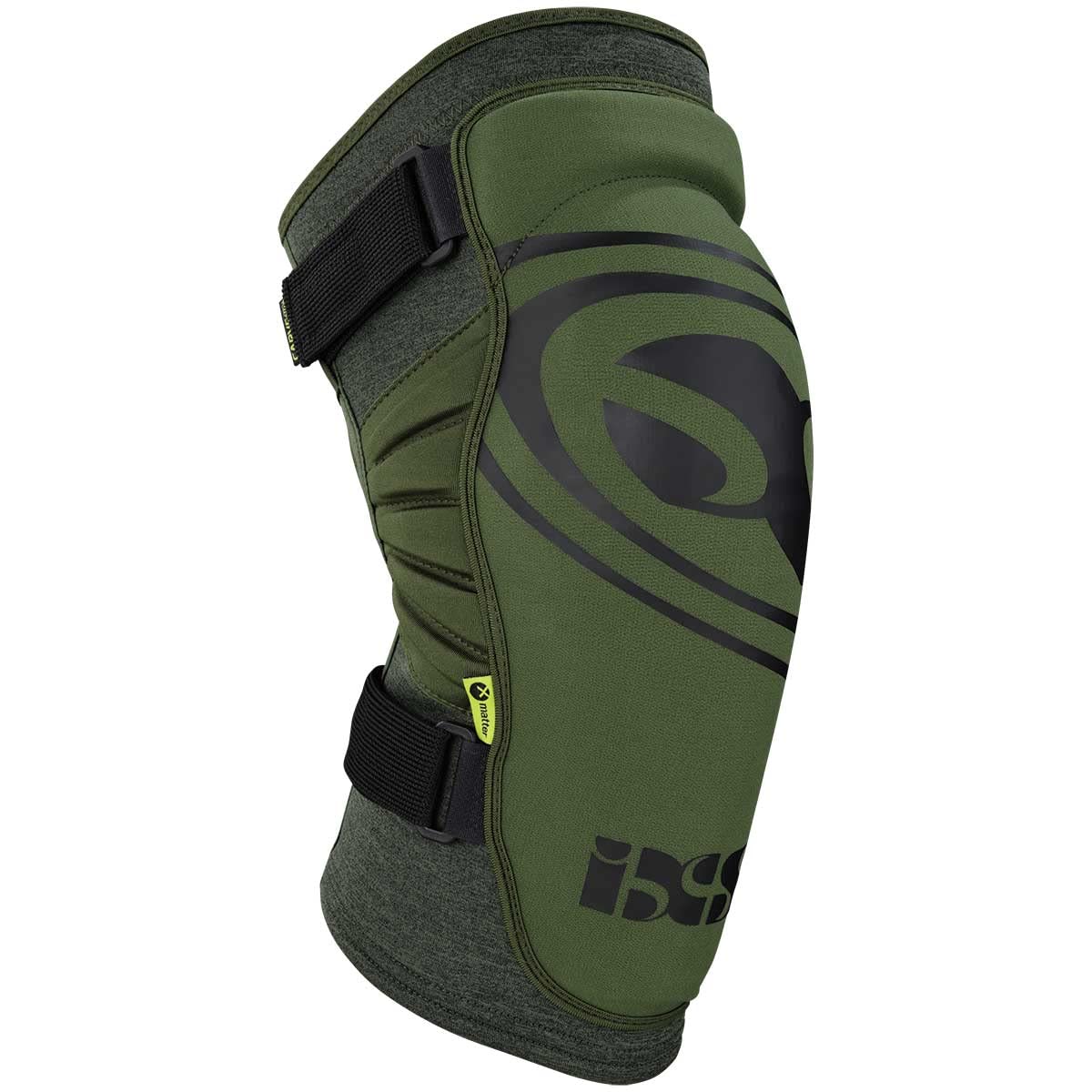IXS Carve Evo+ Knee Guards, Knee Protector, Knee Brace, Knee Compression Sleeve, Motorcycle Gear, Mountain Bike Knee Pads, Protective Gear, Dirt Bike Accessories (Olive S)