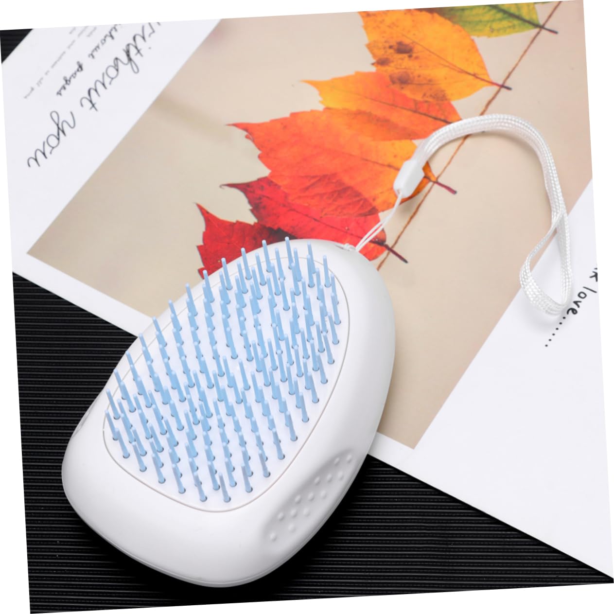 Abaodam Pet Grooming Comb for and Cats Durable Hair Removal Tool with Hanging Lanyard Ergonomic Grip Effortlessly Eliminates Tangles and Loose Fur for Grooming