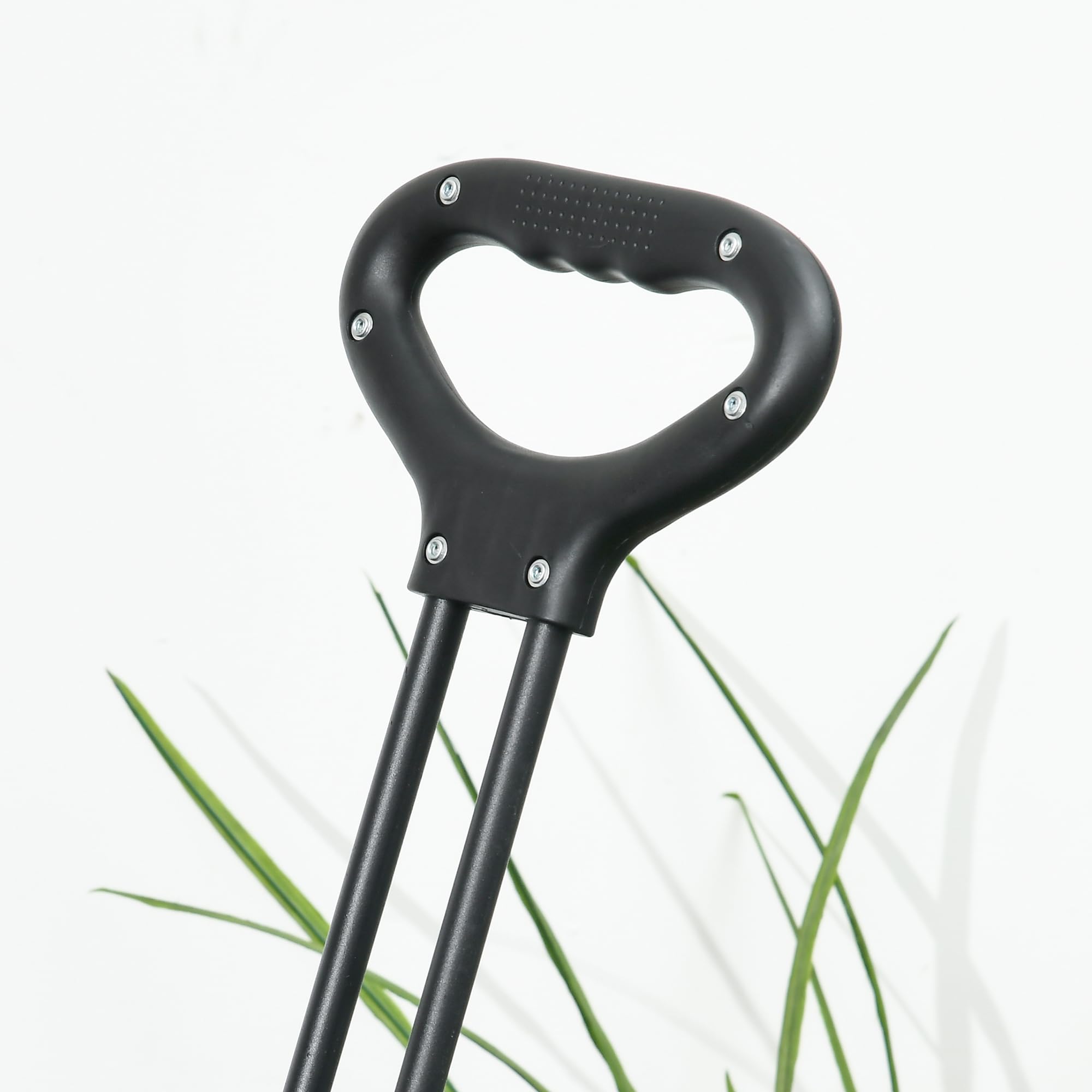 Outsunny Carello Spiaggia Pieghevole 110L con Maniglia Telescopica e Borsa Termica da 15L, Carrello da Giardino in Acciaio e Tessuto Oxford, Blu