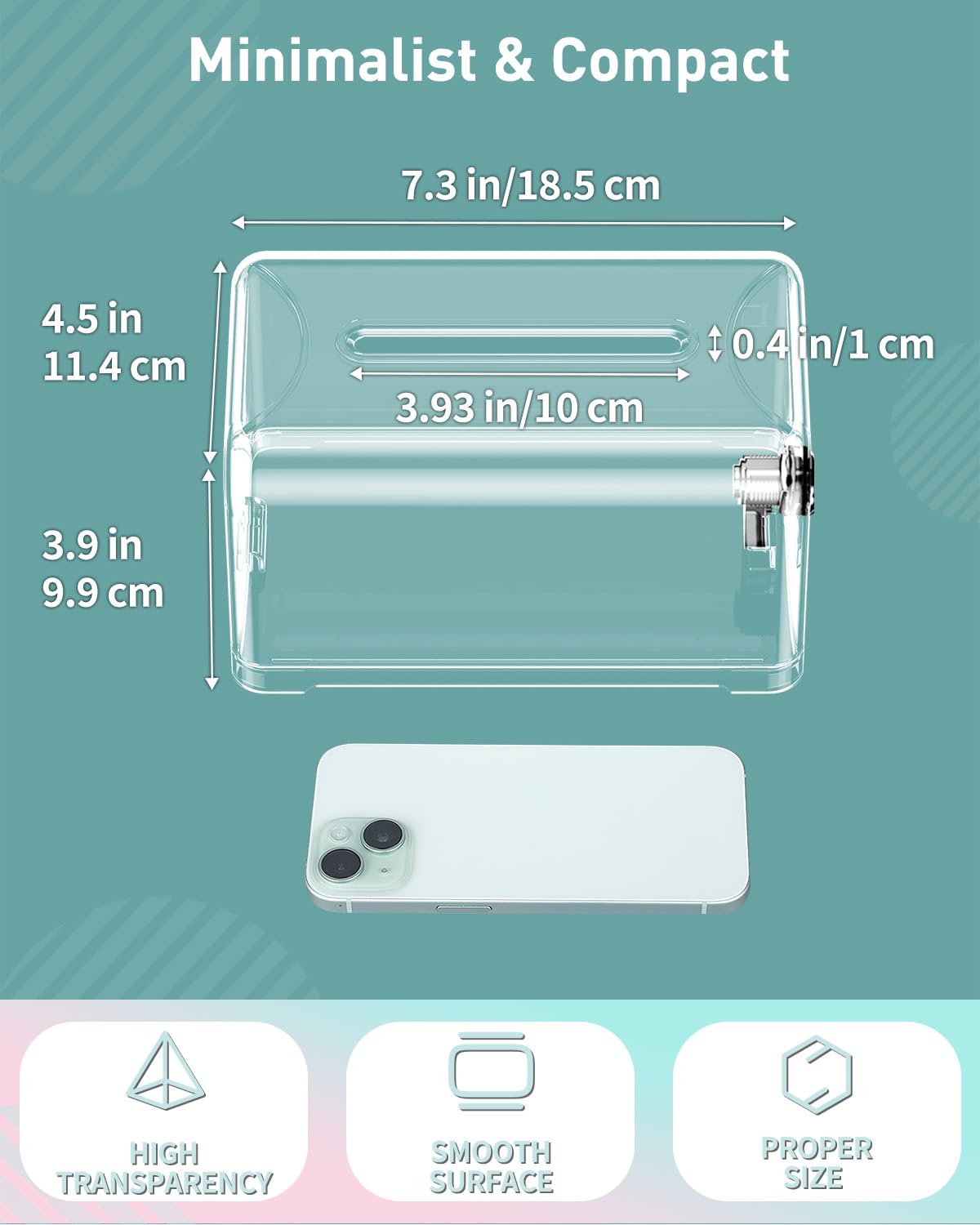 Acryl Donatiebox Met Slot, Doorzichtige Stembus Voor Fondsenwerving Veilige Ideeenbus Met Tekenhouder