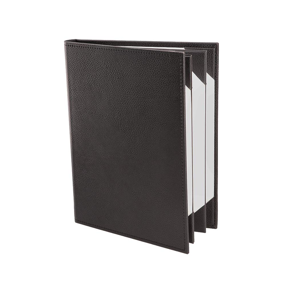 Menu Covers Made of Premium Faux Leather (10-Pack) - 8.5