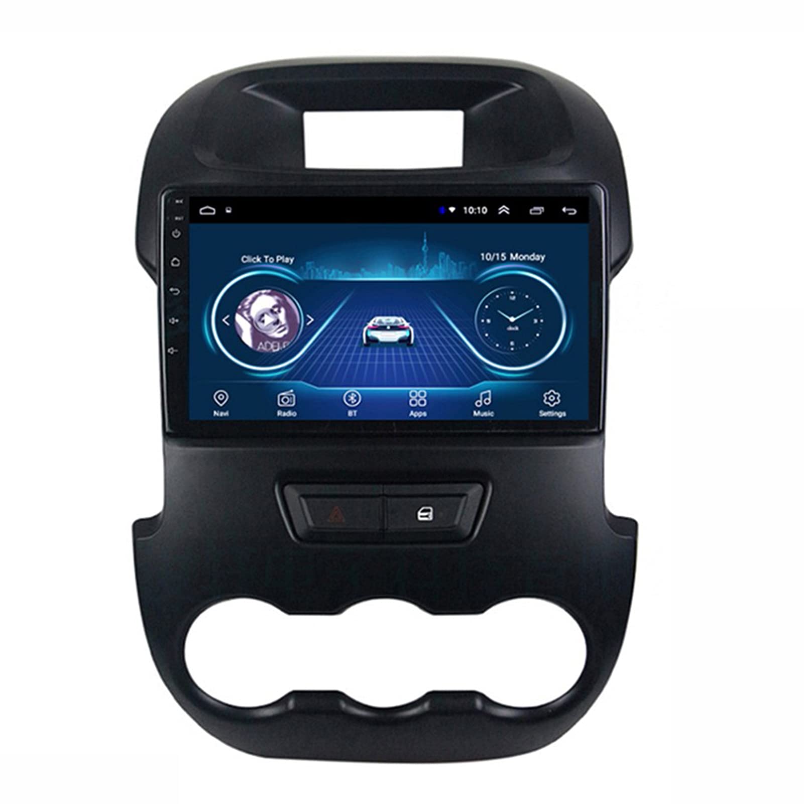 Autoradio GPS pour Ford Ranger 2011-2014 avec Android 8.1 Bluetooth et Canbus
