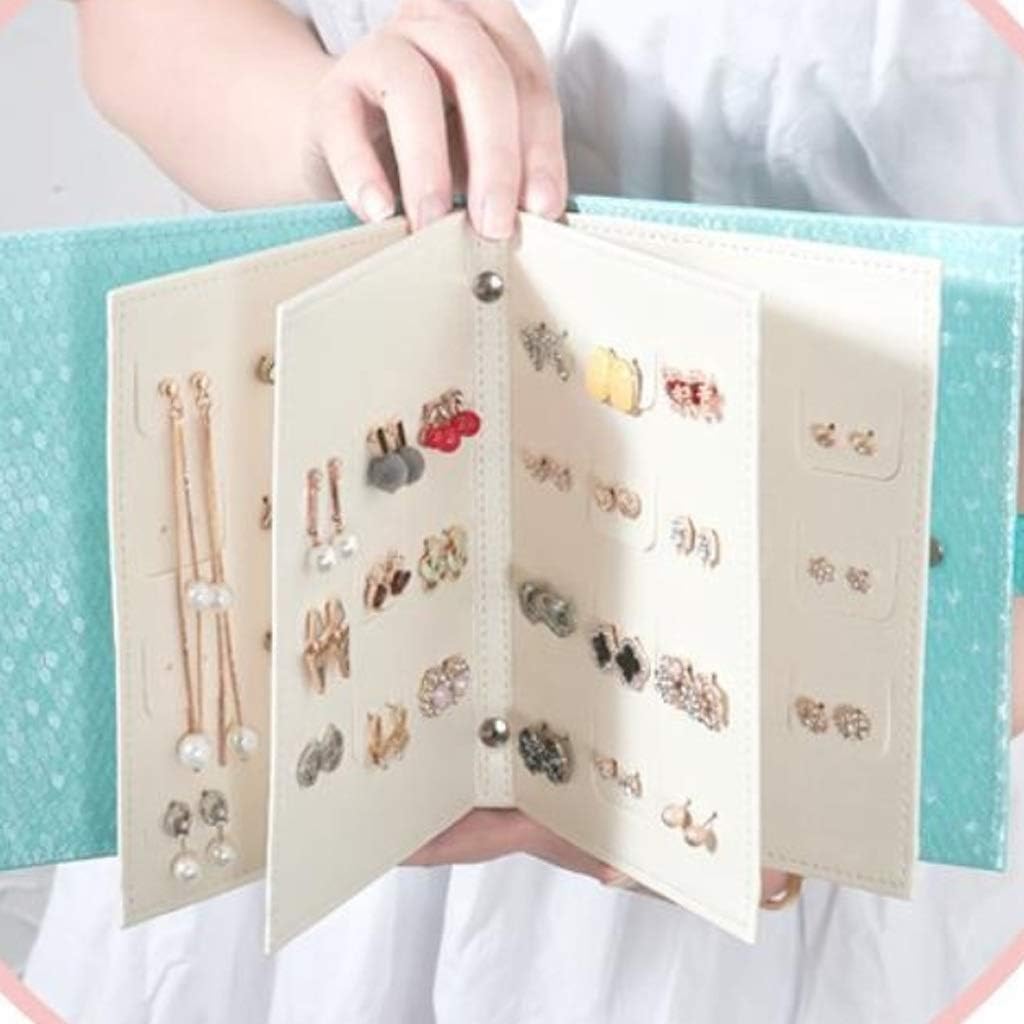 Portable Earring Earring Display Stand Folding Screen Earrings Jewelry Display Stand Stand Storage Box