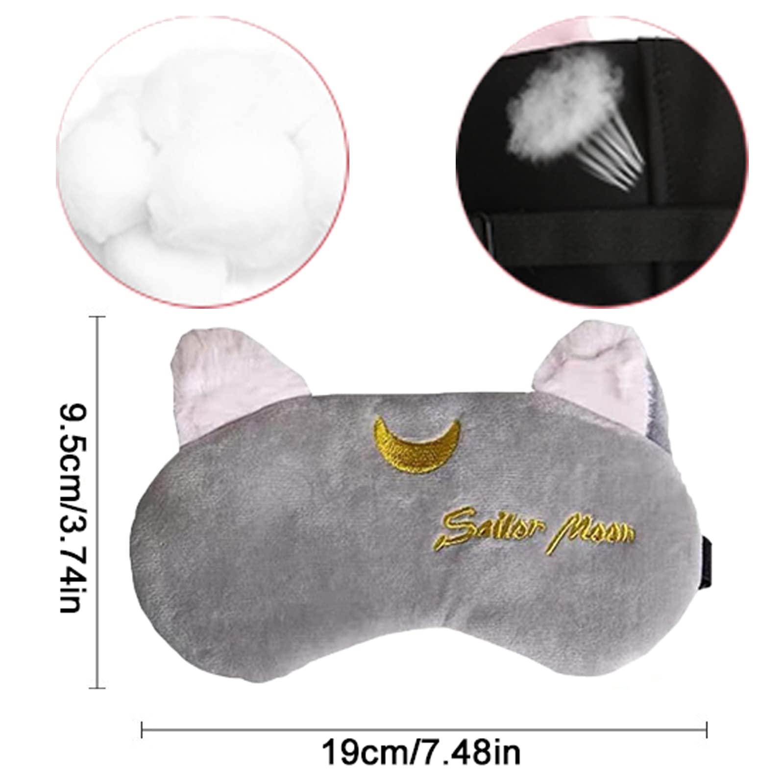 Fascigirl 3 stuks slaapmasker kinderen vrouwen comfortabele pluche