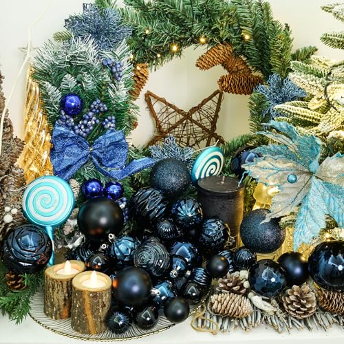 image for XmasExp 16ct Christmas Balls Ornaments - Shatterproof Large Hanging Ba