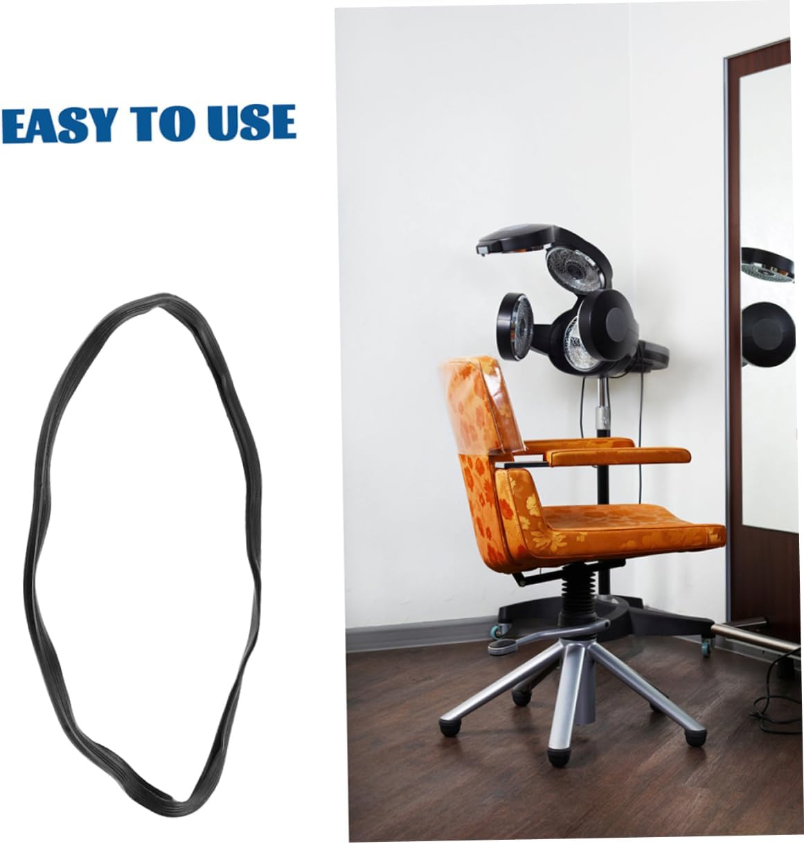 Salon Chair Floor Protective Plastic Ring for Barber Chairs