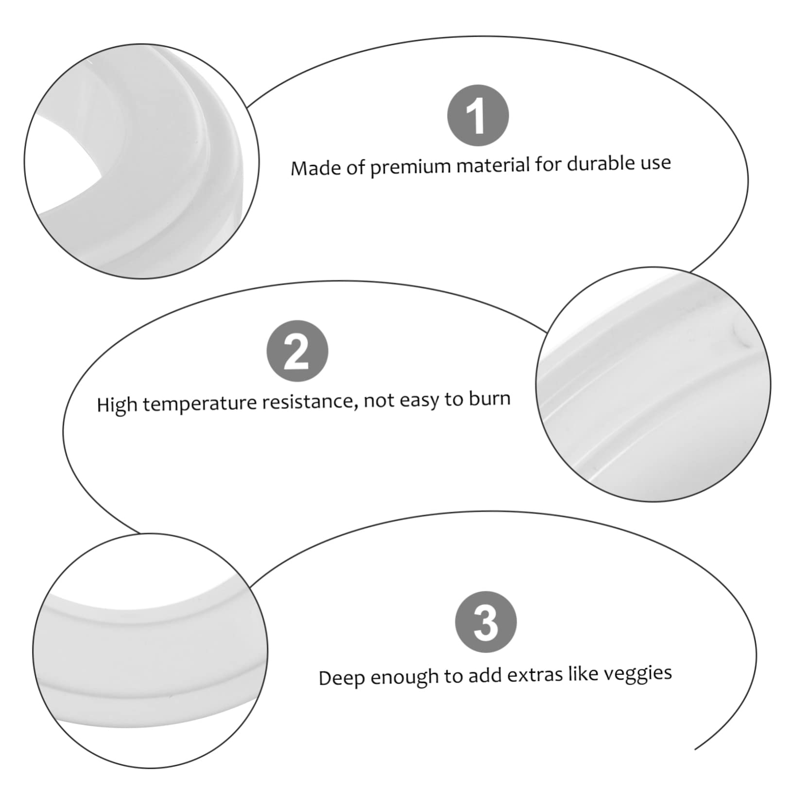 Garneck 1pc Pizza Saucing Baking Tool for Pizza Stuffing Deep Design for Easy Filling Veggies Cheese Easy to Clean Making Supply