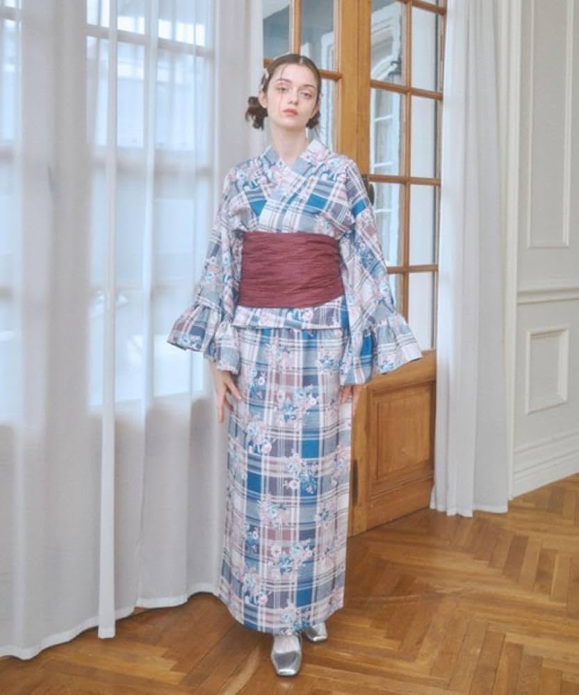 Amazon.co.jp: Lovilyn ラヴィリン セパレート浴衣(帯セット