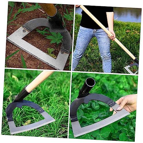 Houe de jardin à main outil multi usage robuste pour désherbage et petits travaux