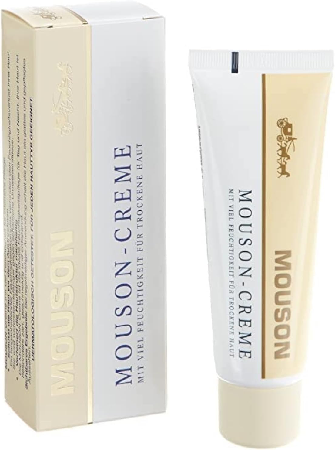 Mouson Face , Neck and Décolleté moisturizing Care Cream, with a lot of Moisture, Protects the Skin from Drying out, with long-lasting Moisture Complex 75ml / 2.5 Oz (Pack of 1) (28U000)