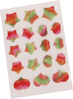 18 Pçs Adesivos Faciais de Espinhas, Adesivos de Manchas Hidrocolóides Em Formato de Estrela de Desenho Animado Colorido, Adesivos de Capa de Manchas de Espinhas Bonitos para