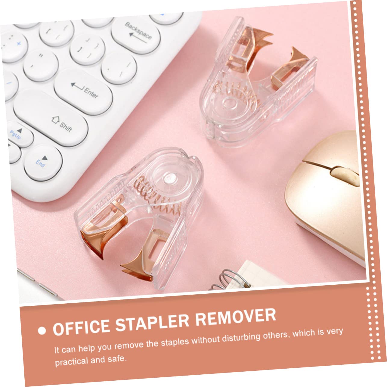 Ciieeo Lot De 5 Agrafeuses À Main Pour Fournitures De Bureau Pour La Maison Et Le Lieu De Travail 2 Pièces X 5
