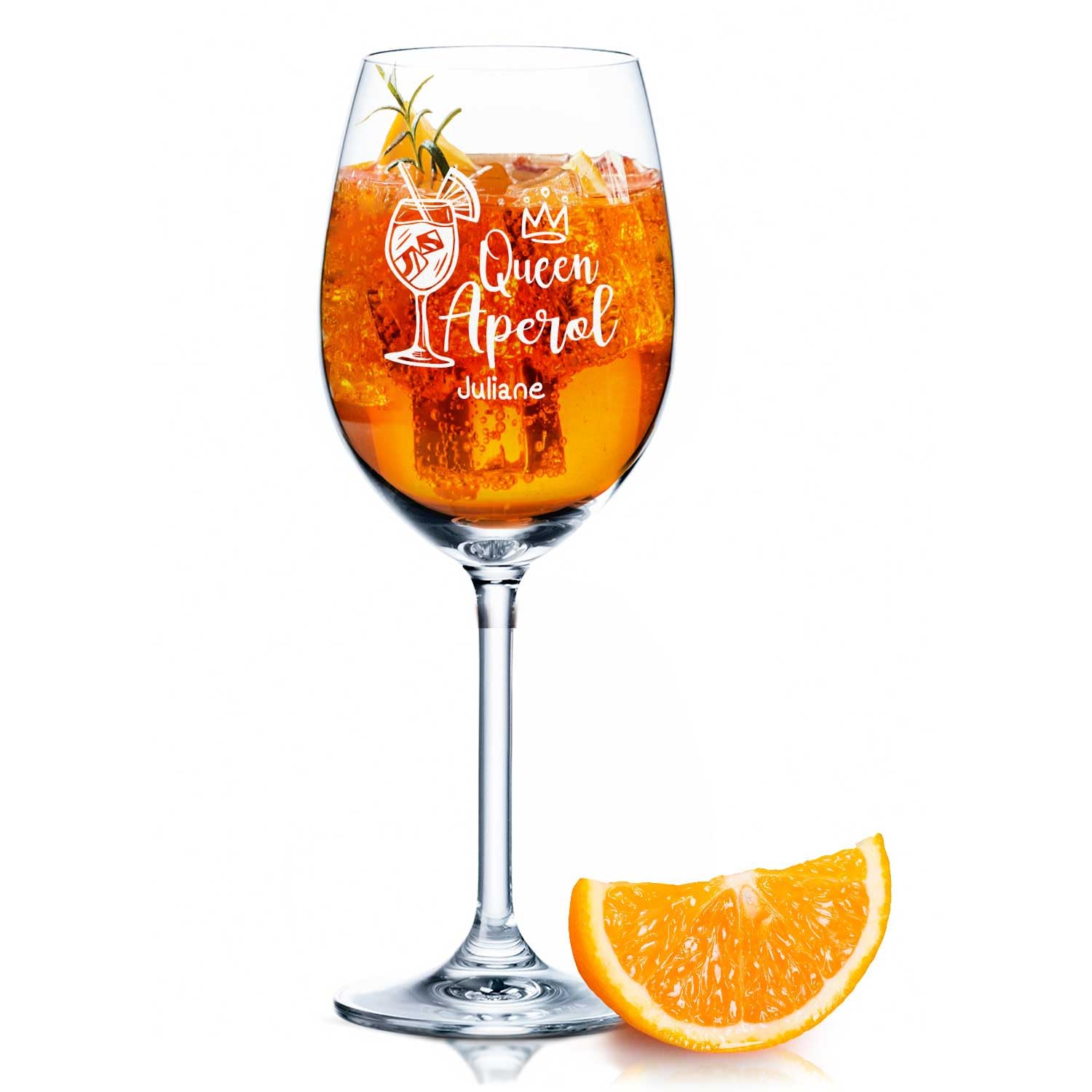 Bicchieri da aperitivo 460 ml set da 2 per Aperol Spritz con incisione - idea regalo per donna - bicchieri per cocktail e bevande - Italia Bicchieri da aperitivo 460 ml set da 2 per Aperol Spritz con incisione - idea regalo per donna - bicchieri per cocktail e bevande - Italia