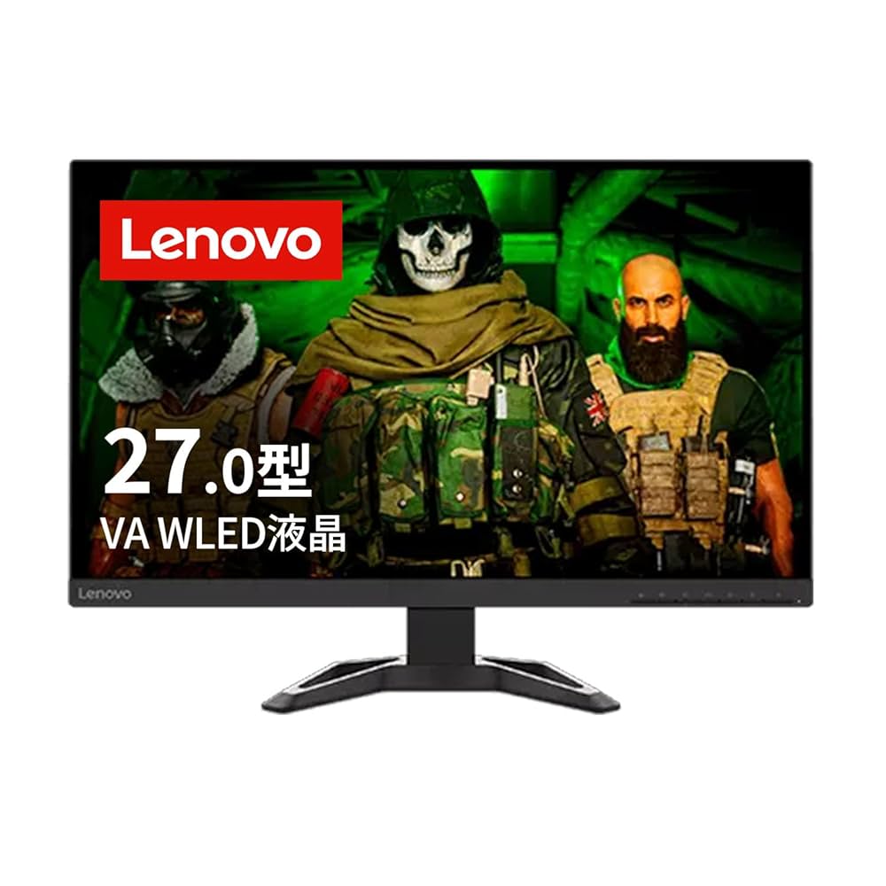 美品 Lenovo 27インチ モニター Switch2 PS5 プラグ付き Amazon.co.jp: 【公式・直販】 モニター 27インチ ディスプレイ