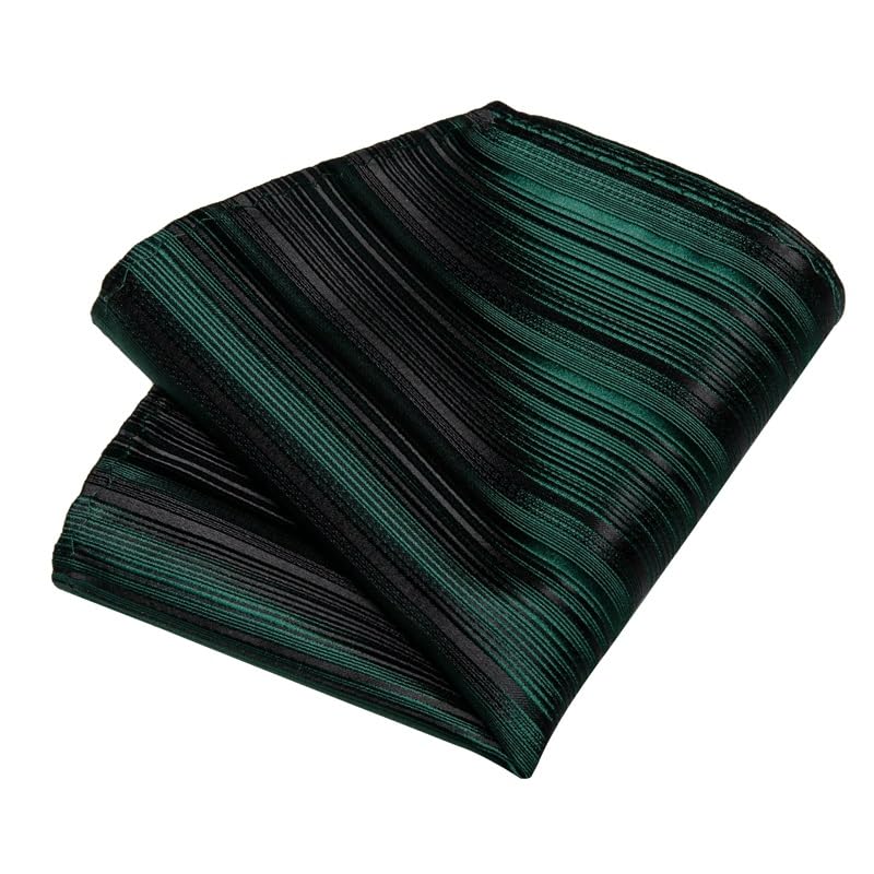Corbata de seda rayada para hombre formal miniatura 5