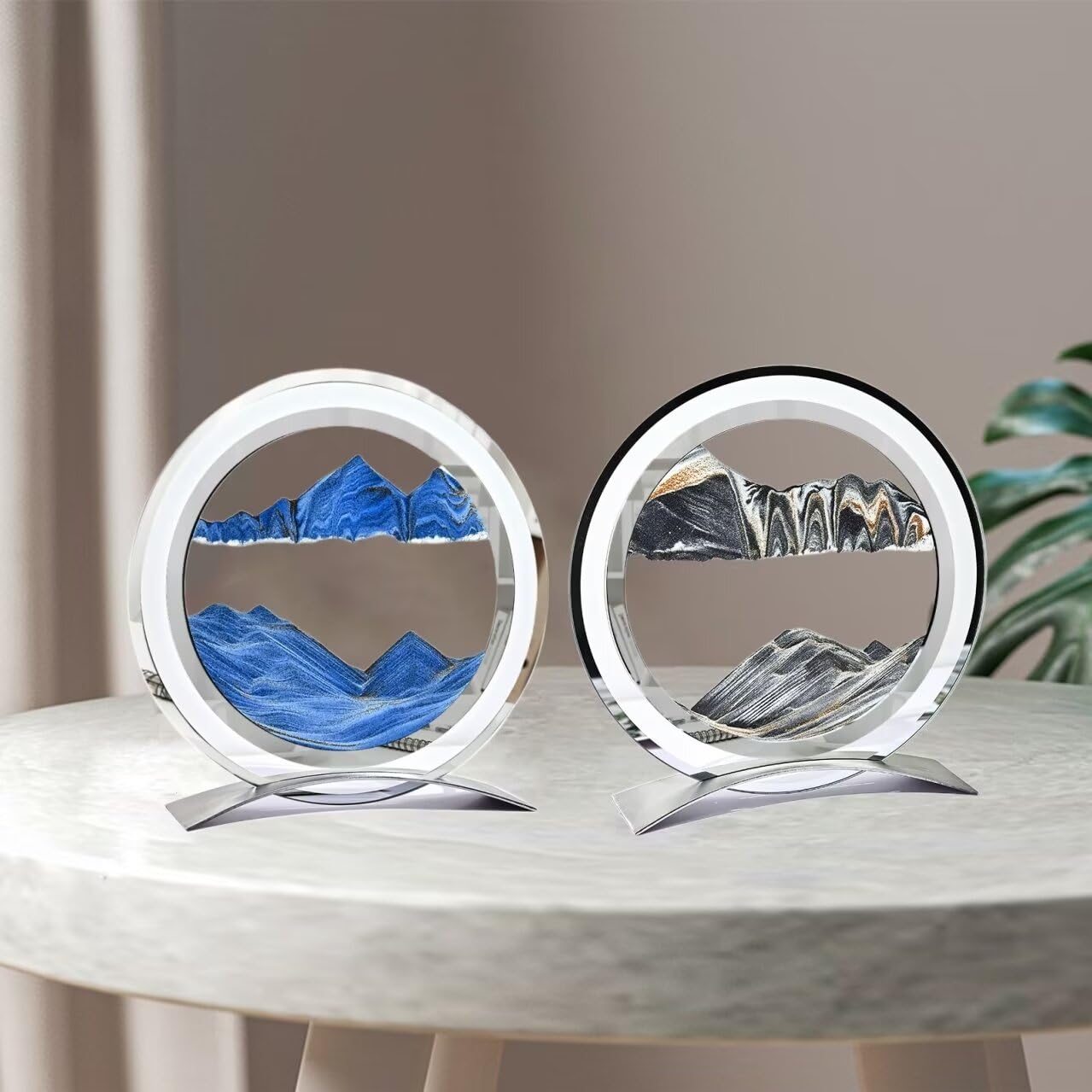 Imagen Artística En Movimiento Paisaje Redondo 3d De Mar Pro | Meses