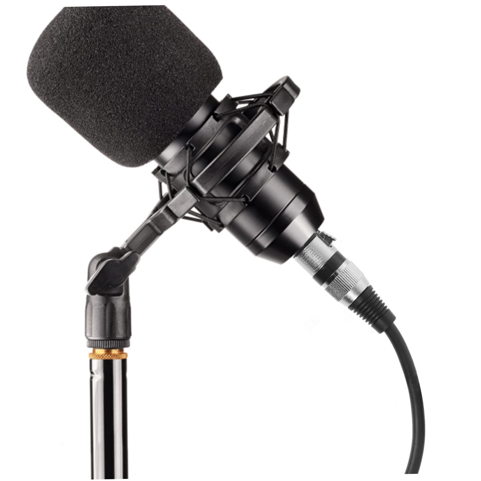 Toyvian 6piezas Cable de Audio Xlr de Conector Macho de Pines Hembra Xlr Accesorio para Cable de Micrófono para Ktv y Sistemas de Altavoces