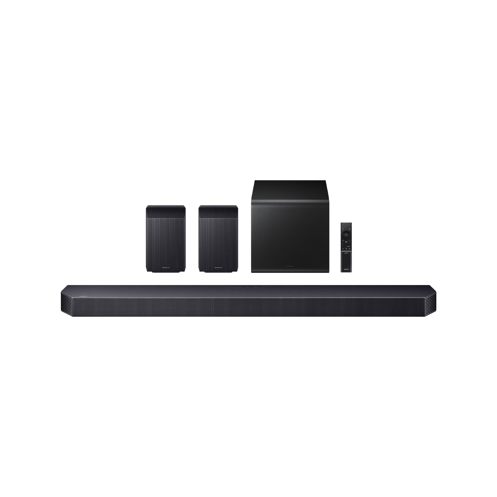 Samsung Q-serie Soundbar HW-Q930H/XC 9.1.4 Canali, Full Surround Subwoofer, Rear Speaker, Wireless Dolby Atmos, Q-Symphony, SpaceFit Sound Pro, Connessione TV Wireless, 2026