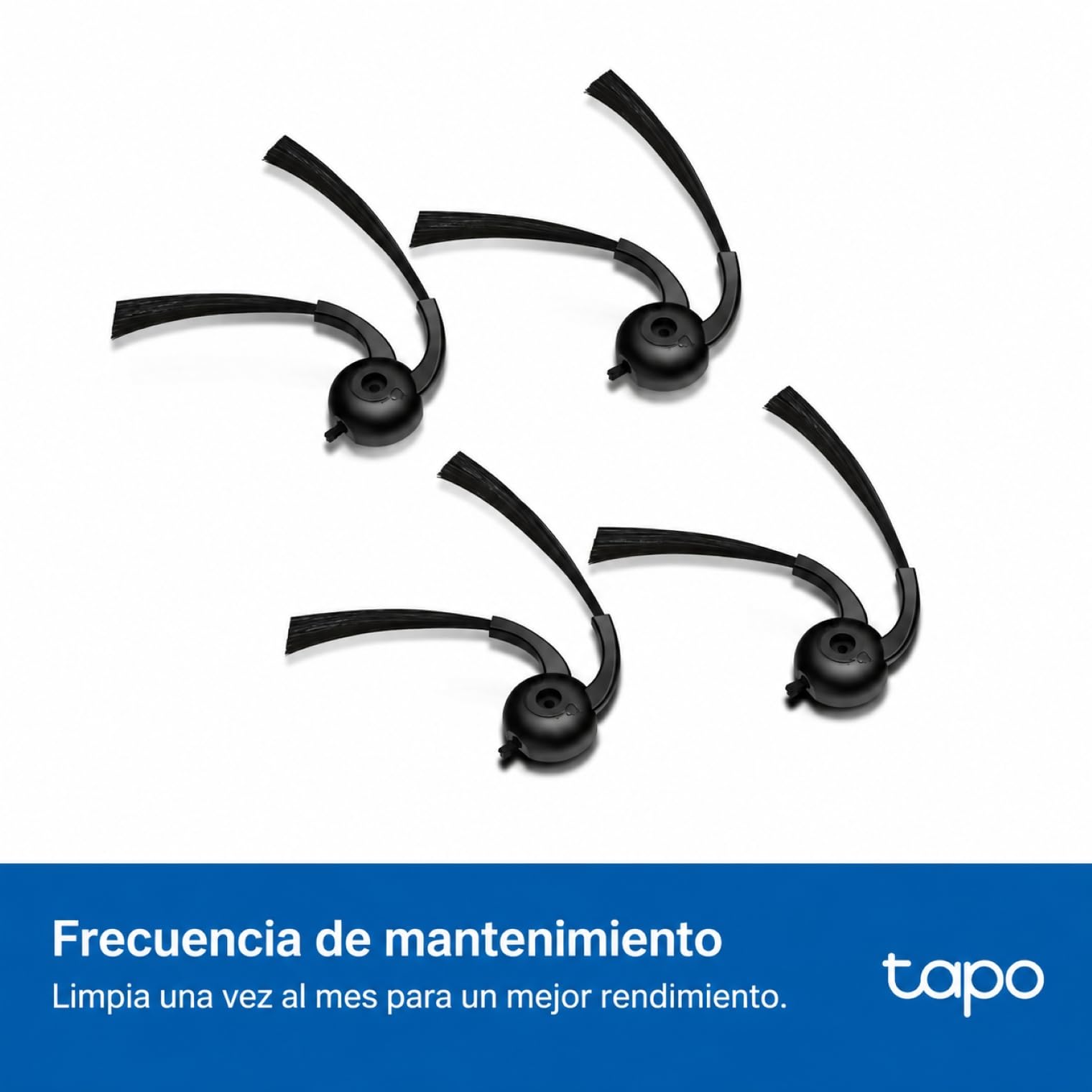 Tapo RVA110 - Kit de Repuestos para Robot Aspirador Tapo RV50 Omni/Pro Omni, Cepillos Antienredos, Filtros HEPA Lavables, Mopas y Accesorios de Reemplazo