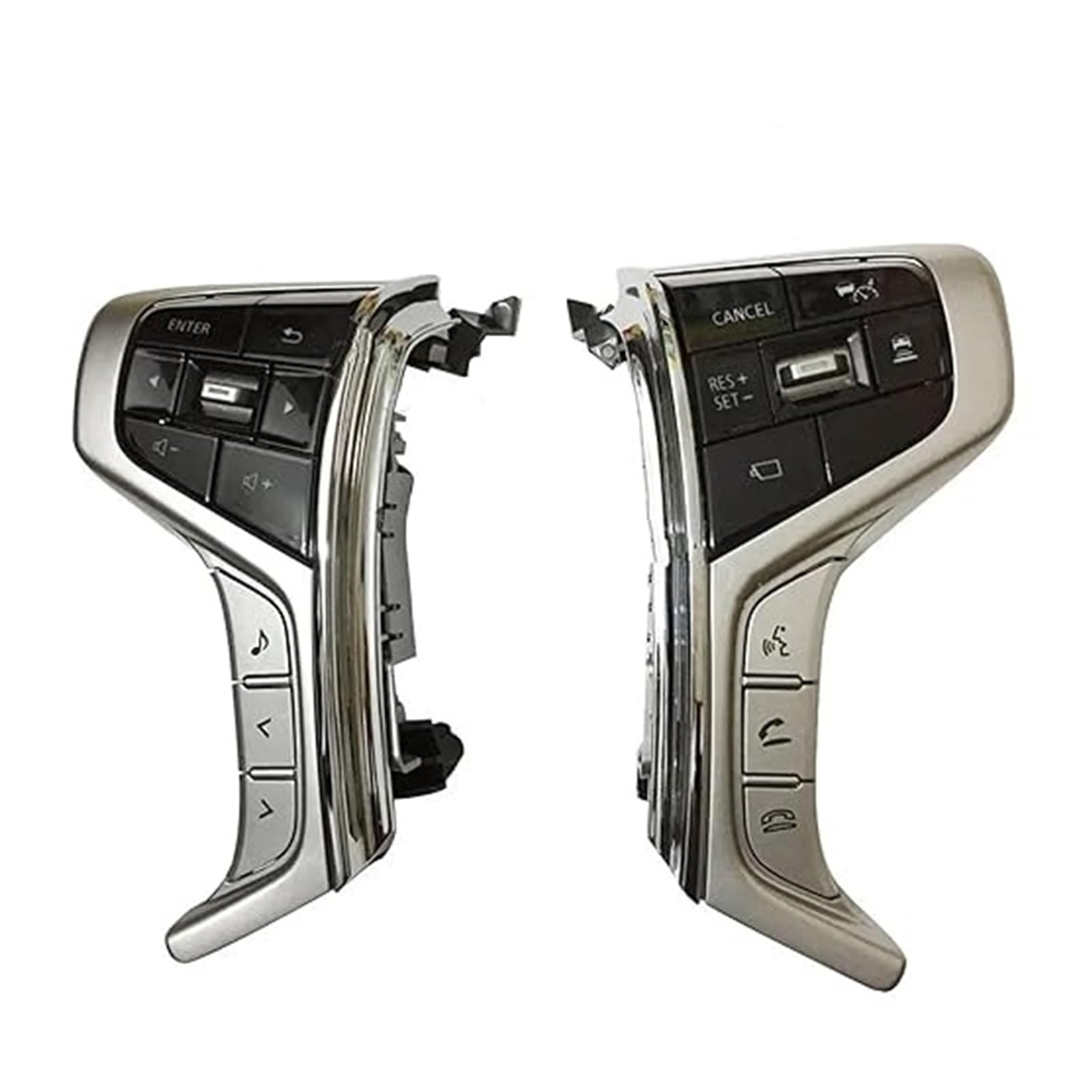 Bouton commande volant commande audio pour commande de vitesse Mitsubishi Pajero Sport - 8