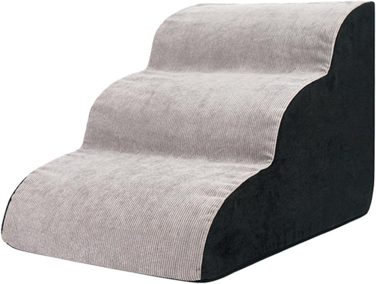 ペットの階段 ドッグステップ フォームペット用ステップ ウォッシャブルリムーバブル犬の階段 ペット犬用ステップ階段 3段スポンジスロープ階段 犬用 ベッド階段 フランネルカバー付き犬用ステップ階段 滑り止め犬猫用ランプ梯子ペット用用品 メーカー包装済