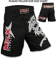 Vista 6 de Pantalones cortos de entrenamiento MRX MMA Cage Fighting Grappling Artes marciales Boxeo Muay Thai Short.
