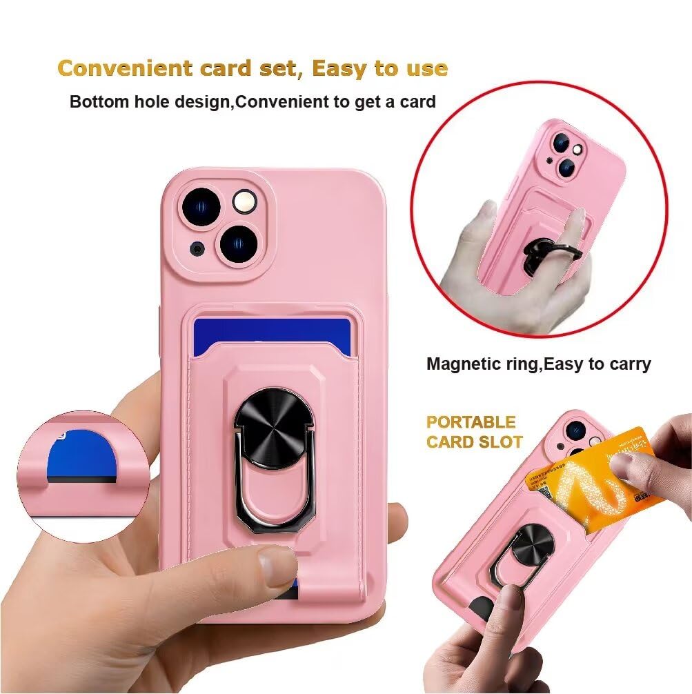 Aithne Cover Compatibile con Samsung Galaxy S21 Ultra, Slot Schede, 360°Magnetica Anello Supporto [Protezione Fotocamera] Cordino Collana Necklace Silicone Case - Porpora - 4