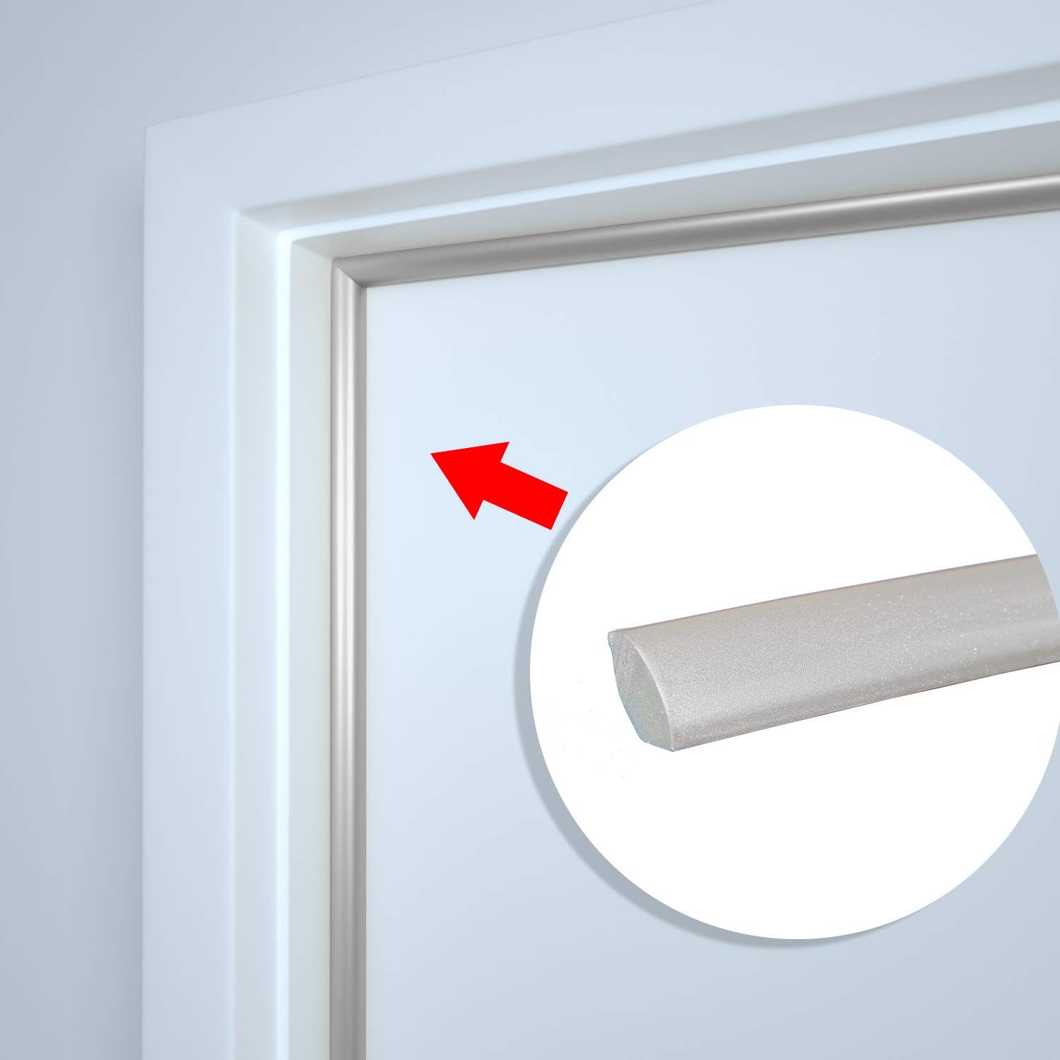 NeatiEase Flexible Quarter Round Molding Self Adhesive