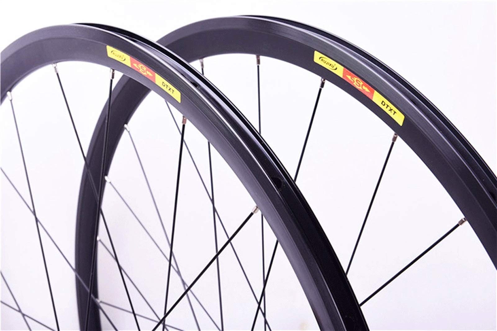 Ruote Set di Ruote per Bici da Strada 700c Ruota Anteriore E Posteriore per Bicicletta da 28 Pollici Cerchio in Lega A Doppia Parete 30mm Freno C/V 8-11 velocità QR 1560g