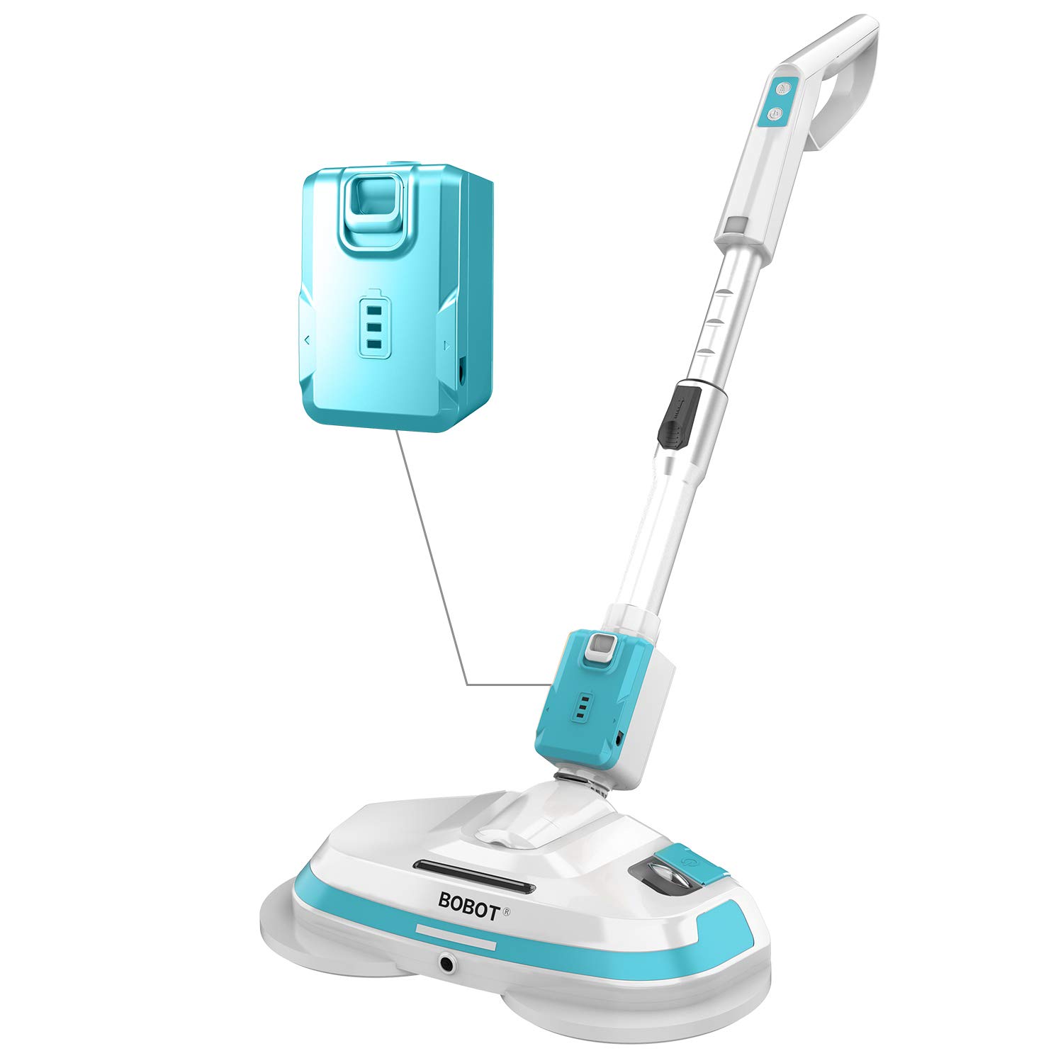 BOBOT Electric Mop, Hardwood Floor Cleaner Machine, Cordless, Spray, Rechargeable, 8600S