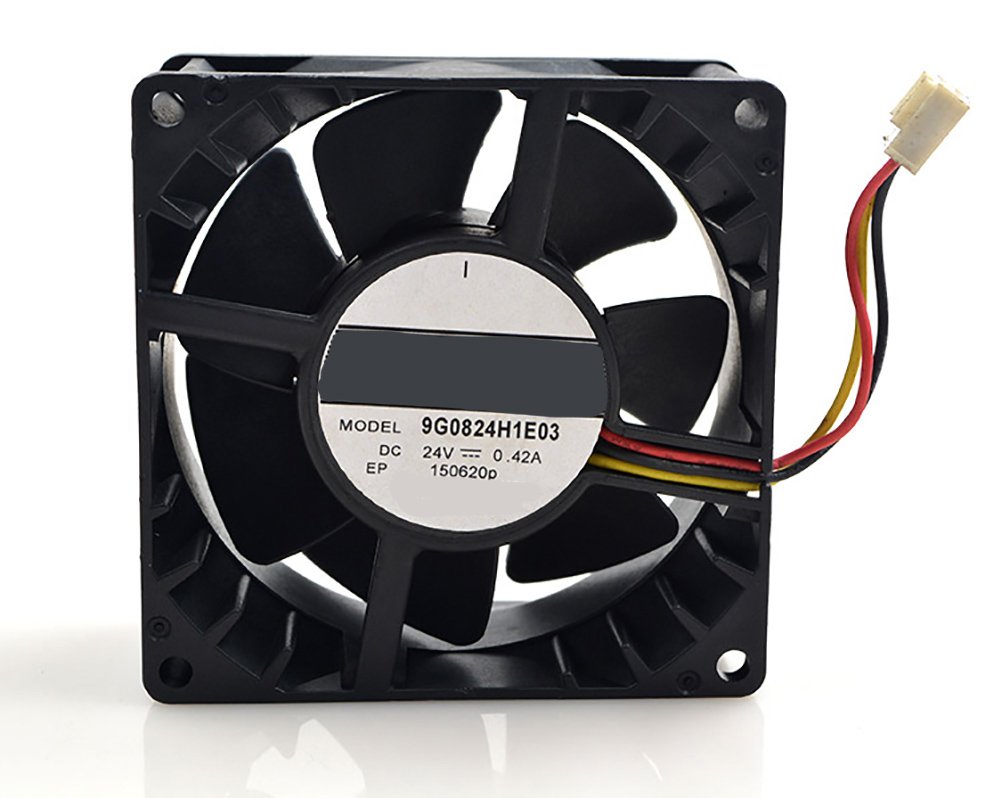 MEOLY Meglev Fan Cooling Fan 9G0824H1E03 CPU Fan 24V 0.42A 3 Wire Connector Graphics Card Fan 80x80x38mm