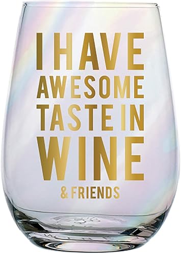 Slant Collections Creative Brands - Vaso de vino sin tallo, 20 onzas, sabor impresionante