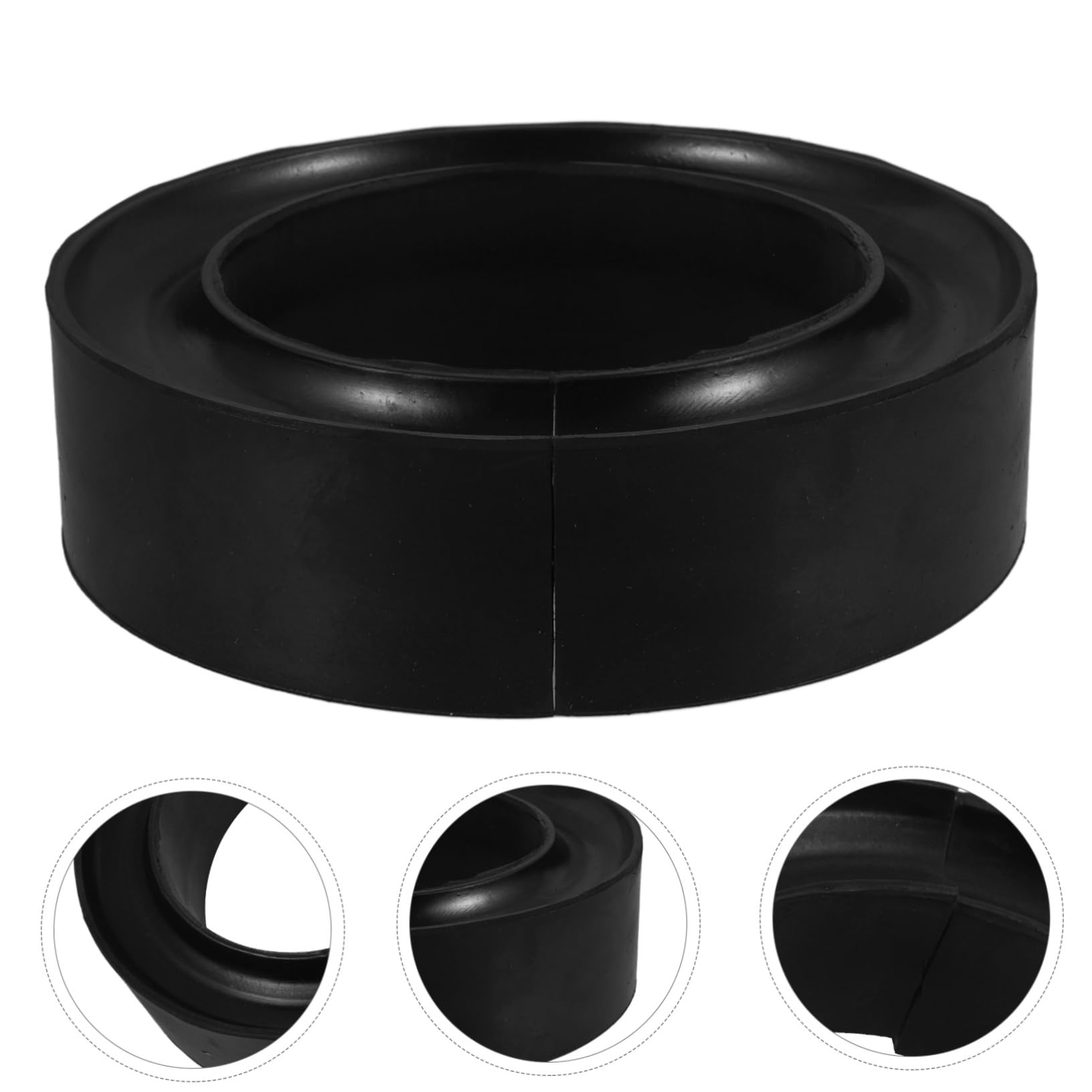 Entretoise Compatible Plupart des Véhicules des Rebonds et Absorption des Chocs Caoutchouc Ronde pour Ressort Hélicoïdal de Voiture