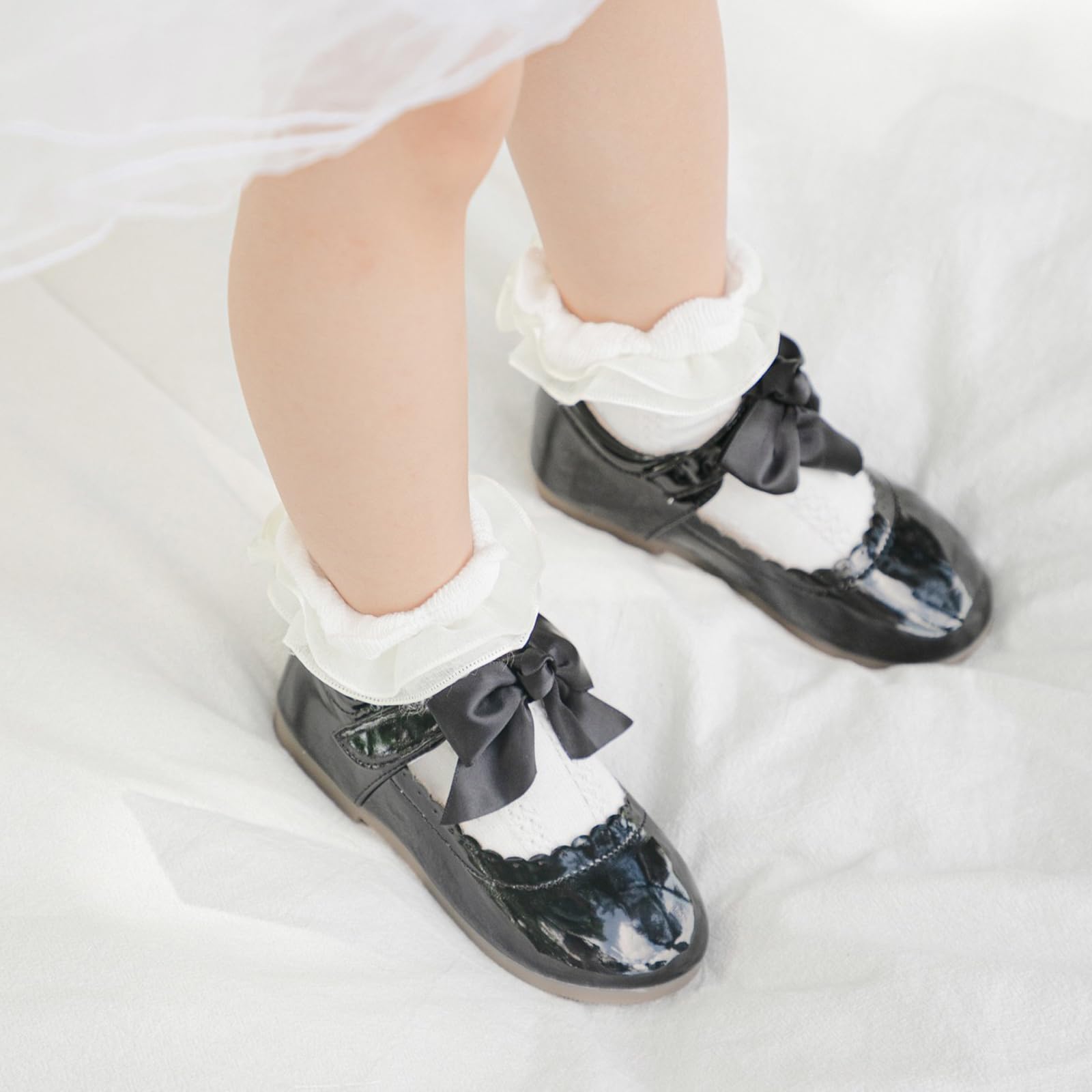 Chaussures plates Mary Jane pour petite fille - Pour fête, mariage, anniversaire, école