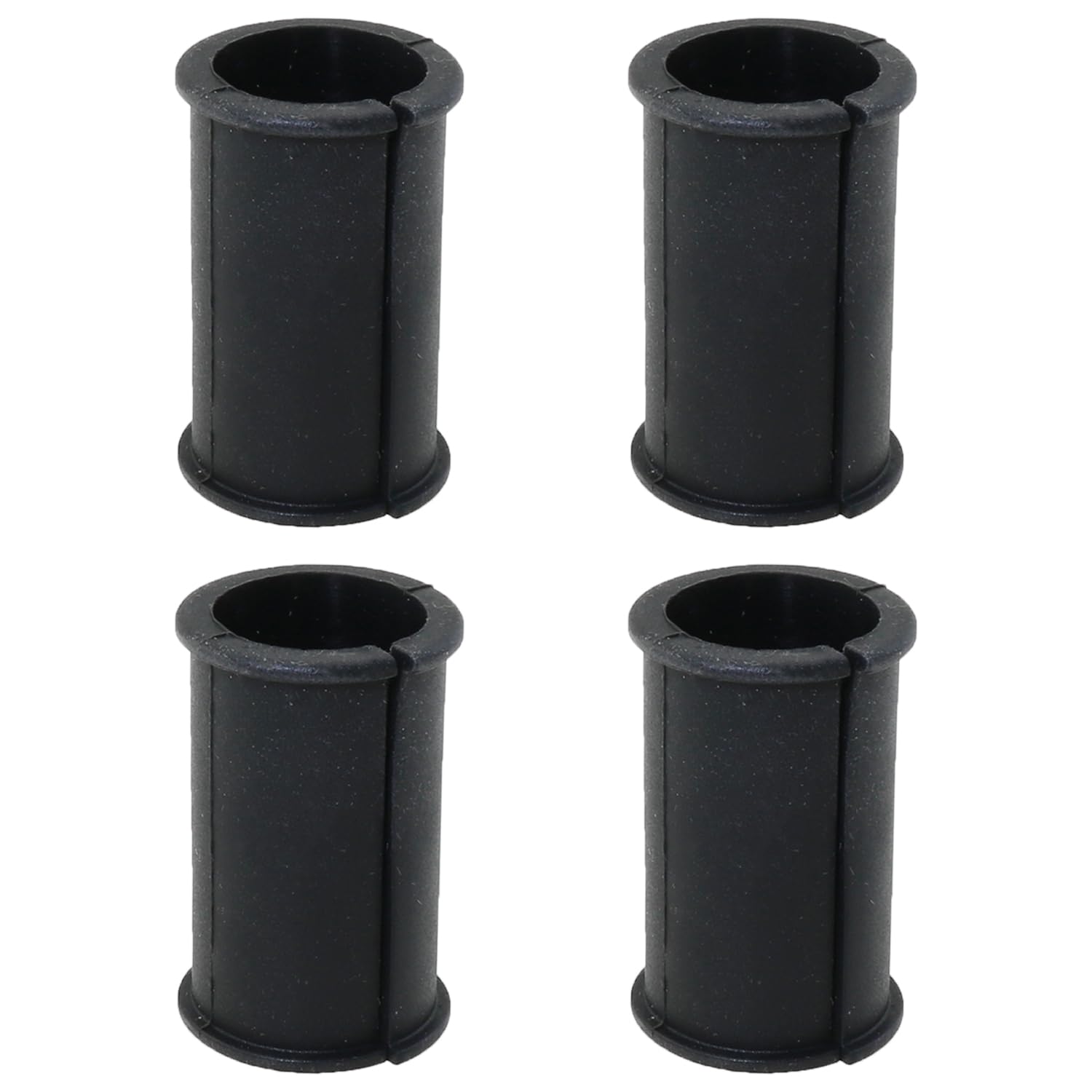 Heyous 4 schwarze Mikrofon-Gummidichtung, Standring, geeignet für Kamera und Camcorder