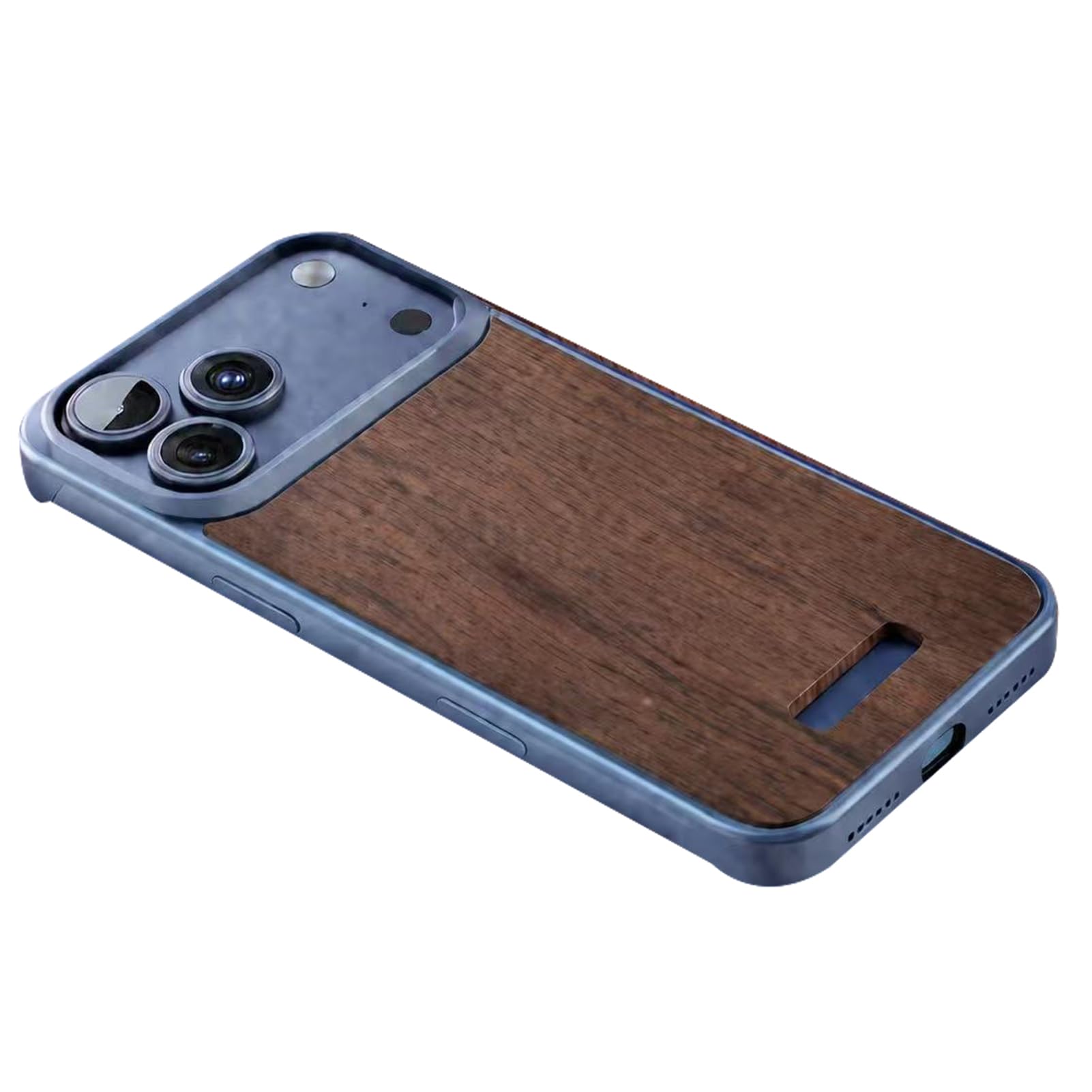 Coque Bois pour IPhone 18 Pro Max/18 Pro Magnétique Charge sans Fil