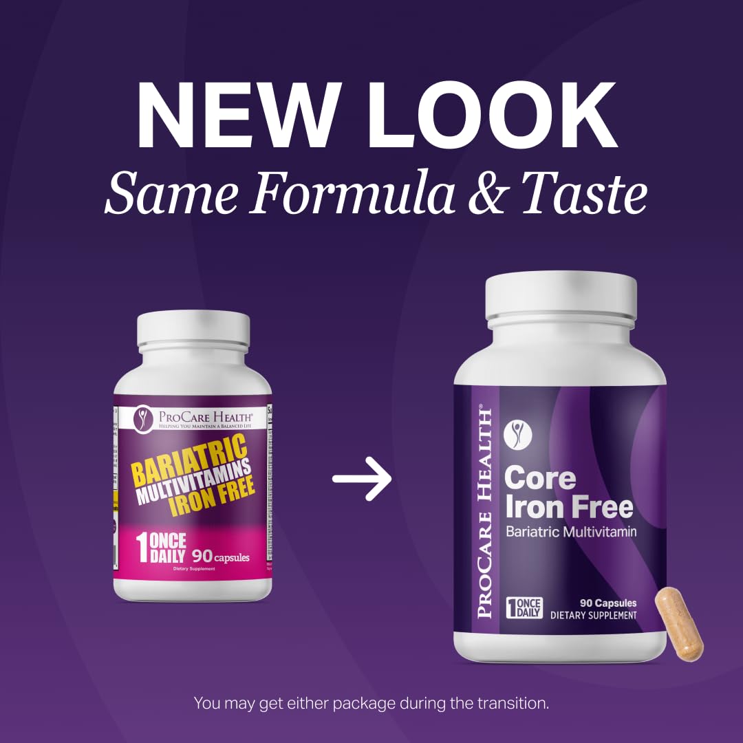 Core Iron Free Bariatric Multivitamin | Capsule | 30ct — Amazon image 2