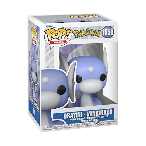 Funko Pop Games: Pokemon - Dratini - Collectable Vinyl Figure - Gift Idea - Official Merchandise - Toys for Kids & Adults - Video Games Fans - Model Figure for Collectors and Display
