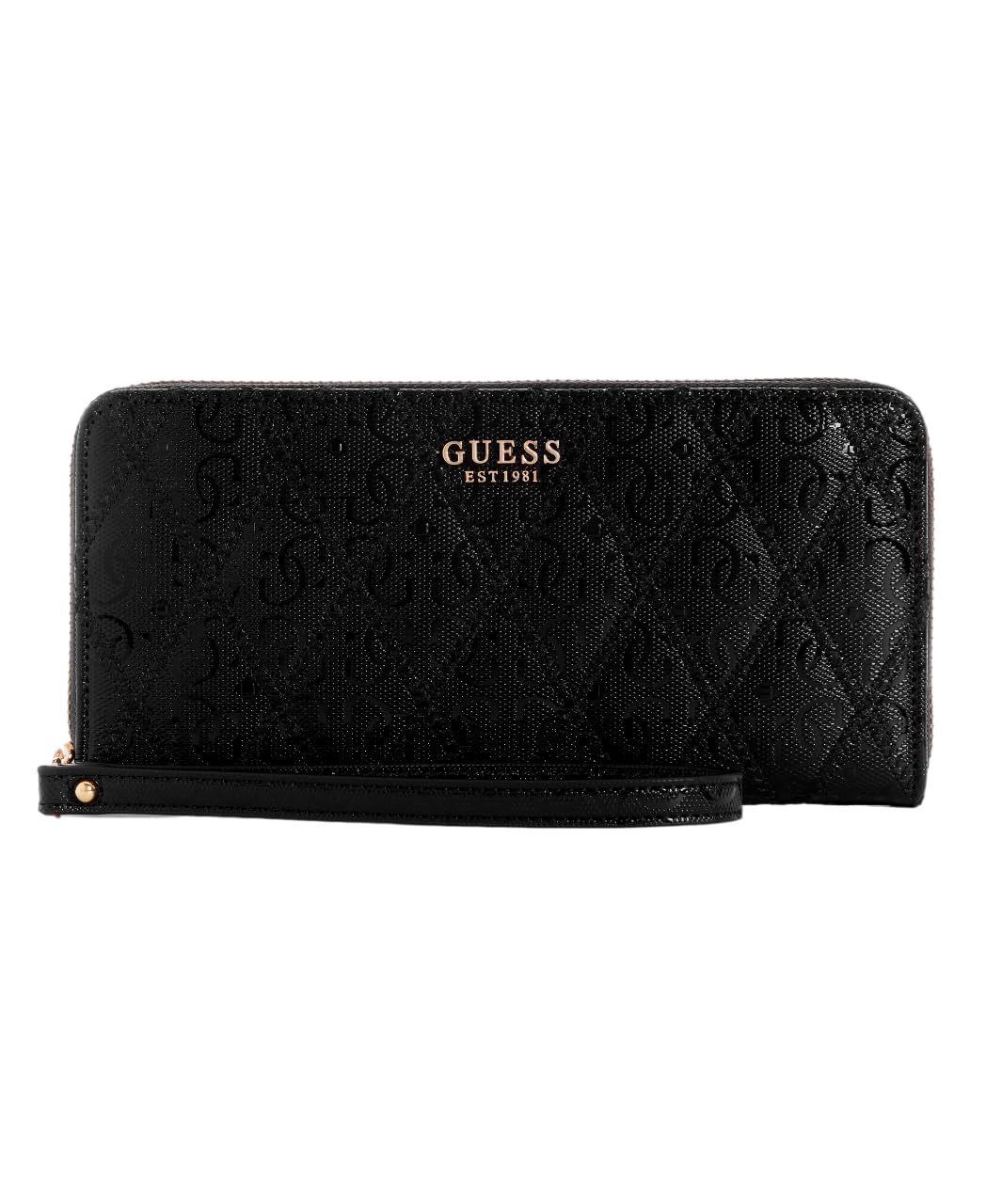 GUESS Women Polyester Stylish Adi Sling Large Zip Around Bag (Black) (B0CX99919G) Amazon Price History, Amazon Price Tracker