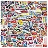 100PCS Disney Cartoon Movie Cars Stickers for Kids,Vinyl Waterproof Princess Decal for Water Bottle Laptop Toy Sticker for DIY Decorate Bumper Phone Hard Hat Kids Teens Gifts (CAR) #3