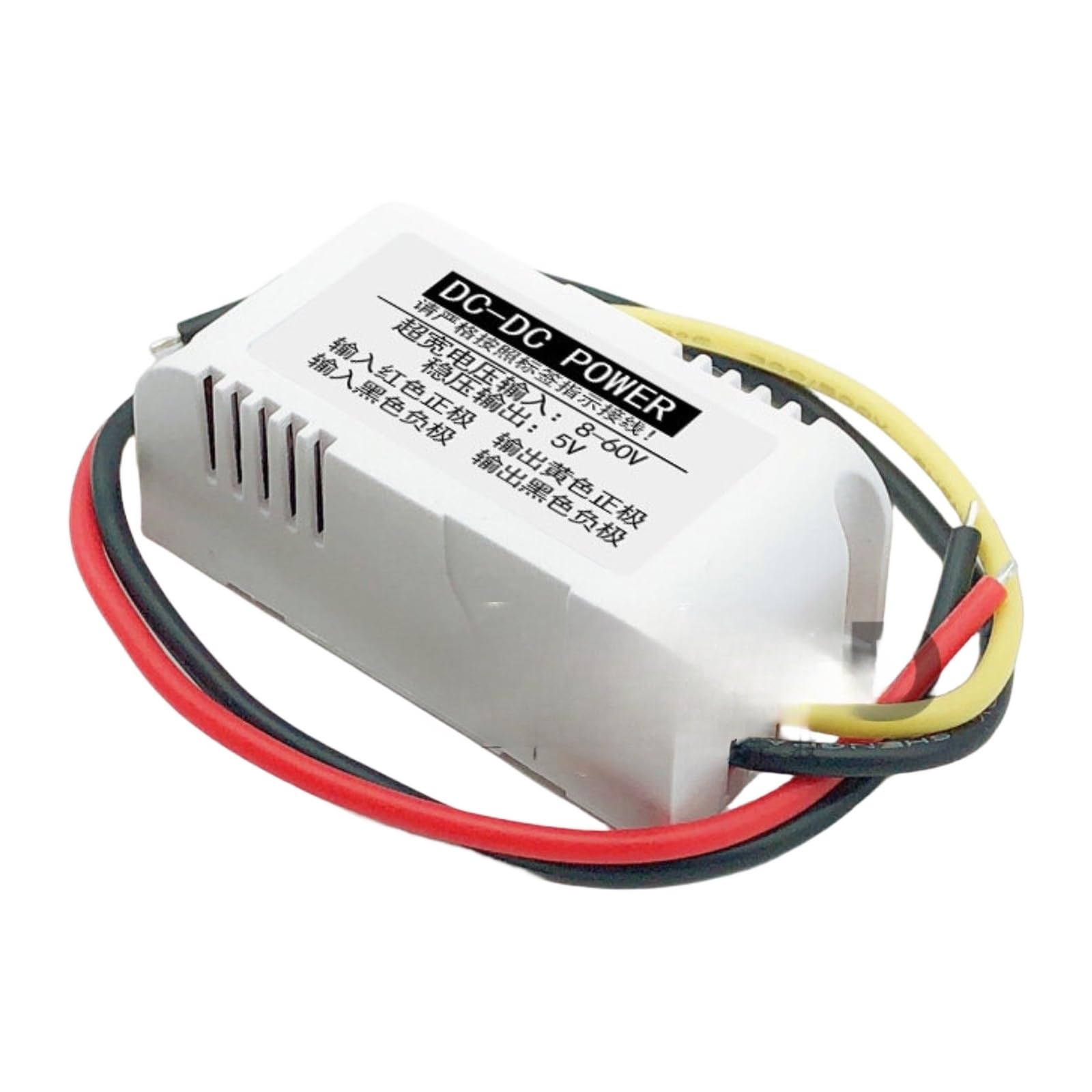 1 pcs Convertidor reductor DC-DC 12V 5V 6V 3V 3 7V 4.2V 7. 9V(Pink White Case 8-60V to 5V)
