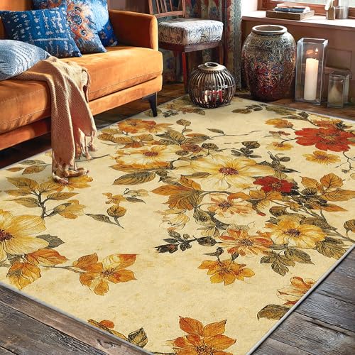 Tapis de sol à poils courts facile à nettoyer pour grand salon et bureau - 2
