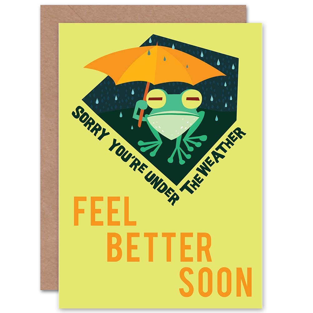 Artery8 - Greeting Card - Get Well Soon - Green