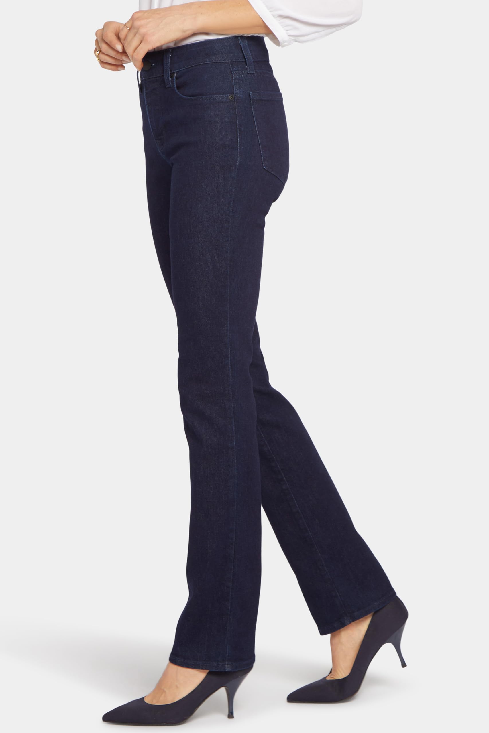 NYDJ Jeans Rectos Marilyn para Mujer, Enjuagar, 10 US