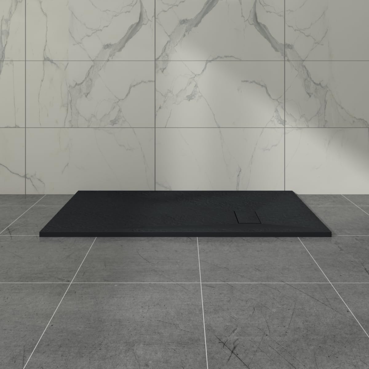 Aquariss Black 1500X700mm Rectangular Wetroom Shower Tray